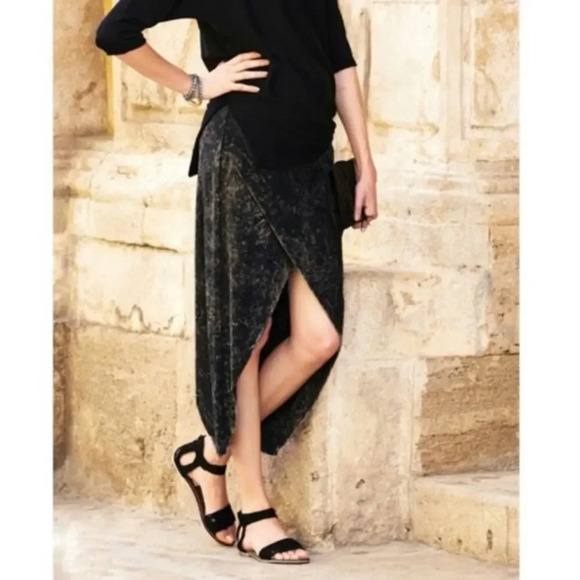 Peruvian Connection Lotus Pima Cotton Skirt Size M - Picture 2 of 9